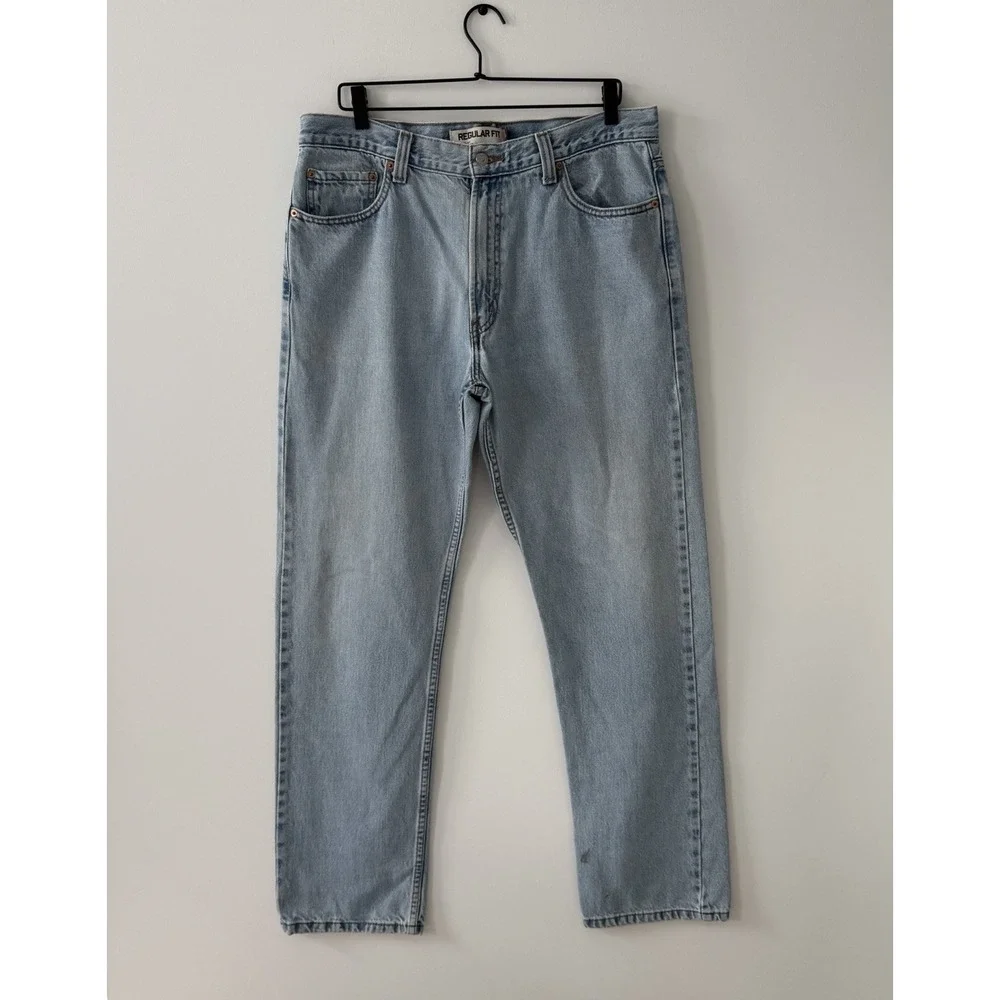 Levis 505 Jeans Mens 36x34 (36x33) Original Straight Regular Fit Cotton Denim